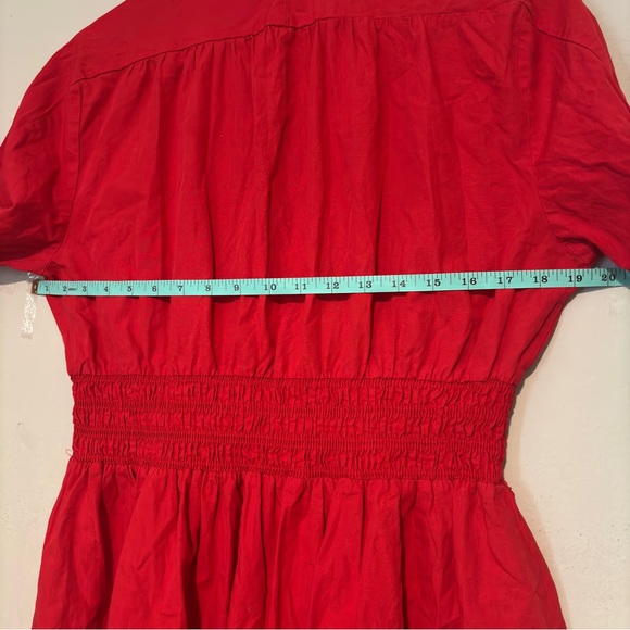 Zara Scarlet Mini Dress 100% cotton - Picture 15 of 16